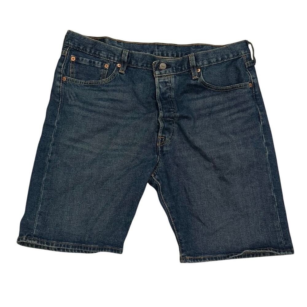 Levi’s 501 Button Fly Denim Shorts Tag 38 Measured 36x9
